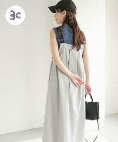 URBAN RESEARCH DOORS / アーバンリサーチ ドアーズ ワンピース | 『WEB/一部店舗限定カラー』『UR TECH POLIsh POLI』ワークジャンスカ