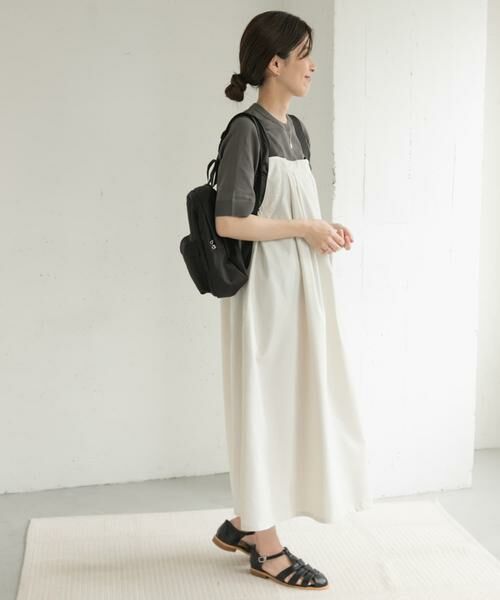 URBAN RESEARCH DOORS / アーバンリサーチ ドアーズ ワンピース | 『WEB/一部店舗限定カラー』『UR TECH POLIsh POLI』ワークジャンスカ | 詳細21