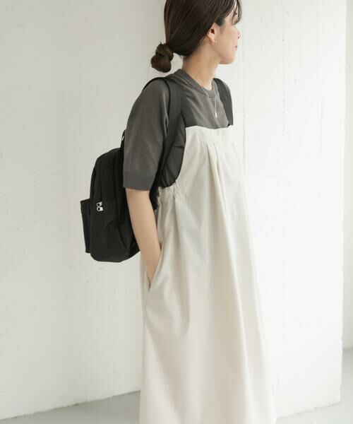 URBAN RESEARCH DOORS / アーバンリサーチ ドアーズ ワンピース | 『WEB/一部店舗限定カラー』『UR TECH POLIsh POLI』ワークジャンスカ | 詳細23