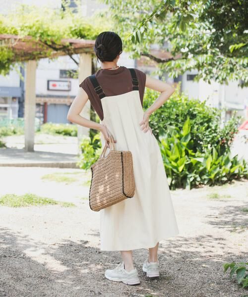 URBAN RESEARCH DOORS / アーバンリサーチ ドアーズ ワンピース | 『WEB/一部店舗限定カラー』『UR TECH POLIsh POLI』ワークジャンスカ | 詳細15