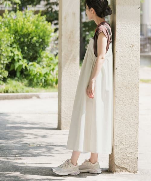 URBAN RESEARCH DOORS / アーバンリサーチ ドアーズ ワンピース | 『WEB/一部店舗限定カラー』『UR TECH POLIsh POLI』ワークジャンスカ | 詳細17