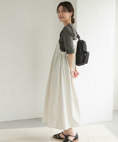 URBAN RESEARCH DOORS / アーバンリサーチ ドアーズ ワンピース | 『WEB/一部店舗限定カラー』『UR TECH POLIsh POLI』ワークジャンスカ | 詳細19