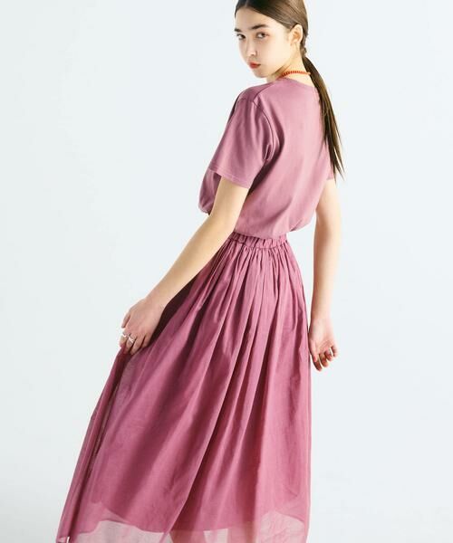 URBAN RESEARCH DOORS / アーバンリサーチ ドアーズ ワンピース | 『UR TECH』ボイルカットドッキングワンピース | 詳細1