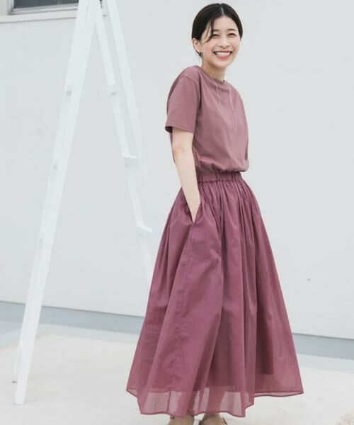 URBAN RESEARCH DOORS / アーバンリサーチ ドアーズ ワンピース | 『UR TECH』ボイルカットドッキングワンピース | 詳細11