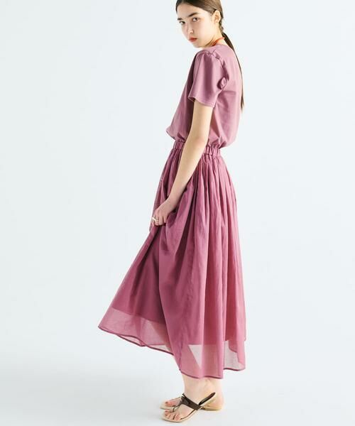 URBAN RESEARCH DOORS / アーバンリサーチ ドアーズ ワンピース | 『UR TECH』ボイルカットドッキングワンピース | 詳細3