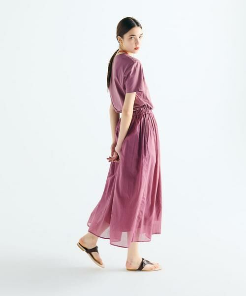 URBAN RESEARCH DOORS / アーバンリサーチ ドアーズ ワンピース | 『UR TECH』ボイルカットドッキングワンピース | 詳細4