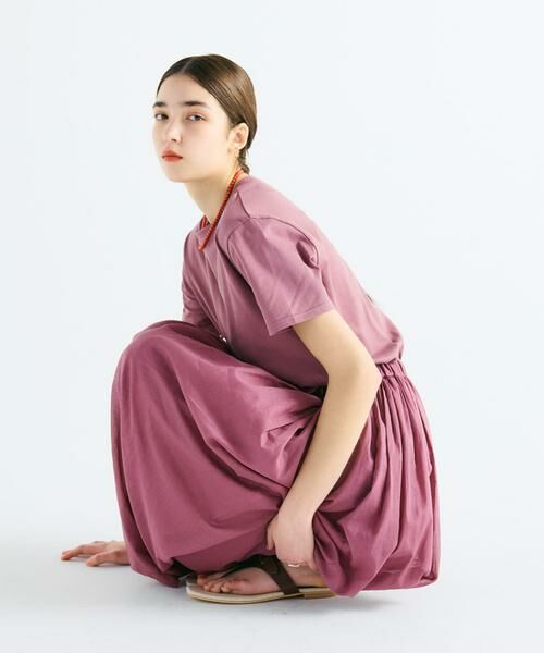 URBAN RESEARCH DOORS / アーバンリサーチ ドアーズ ワンピース | 『UR TECH』ボイルカットドッキングワンピース | 詳細6