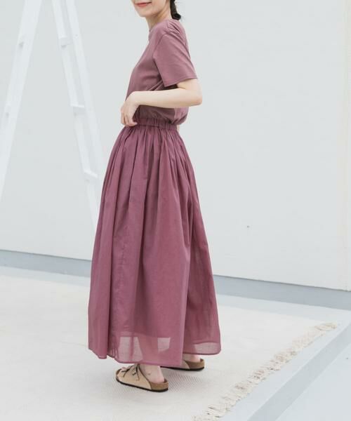 URBAN RESEARCH DOORS / アーバンリサーチ ドアーズ ワンピース | 『UR TECH』ボイルカットドッキングワンピース | 詳細8