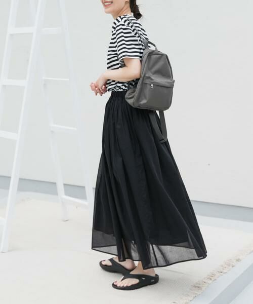 URBAN RESEARCH DOORS / アーバンリサーチ ドアーズ ワンピース | 『UR TECH』ボイルカットドッキングワンピース | 詳細23