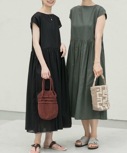 URBAN RESEARCH DOORS / アーバンリサーチ ドアーズ ワンピース | 『UR TECH』ボイルリバーシブルワンピース | 詳細1