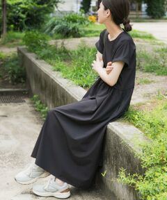 URBAN RESEARCH DOORS / アーバンリサーチ ドアーズ ワンピース | 『UR TECH』サマシェアウエストドロストワンピース