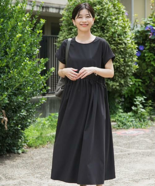 URBAN RESEARCH DOORS / アーバンリサーチ ドアーズ ワンピース | 『UR TECH』サマシェアウエストドロストワンピース | 詳細2