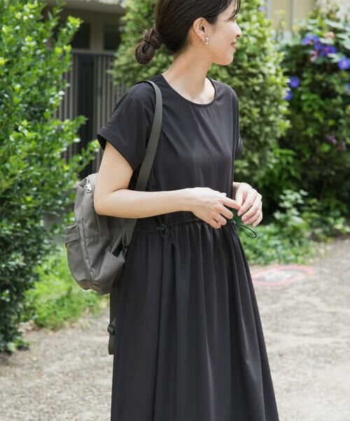 URBAN RESEARCH DOORS / アーバンリサーチ ドアーズ ワンピース | 『UR TECH』サマシェアウエストドロストワンピース | 詳細5