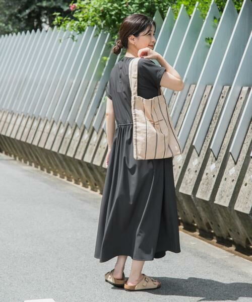 URBAN RESEARCH DOORS / アーバンリサーチ ドアーズ ワンピース | 『UR TECH』サマシェアウエストドロストワンピース | 詳細18