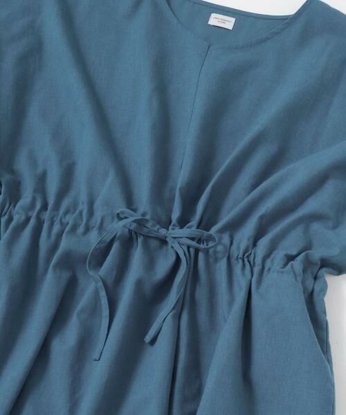 URBAN RESEARCH DOORS / アーバンリサーチ ドアーズ ワンピース | 『WEB/一部店舗限定サイズ』『UR TECH 高機能リネン』ウエストギャザーワンピース | 詳細27