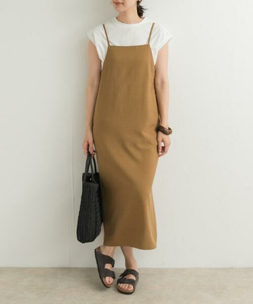 URBAN RESEARCH DOORS / アーバンリサーチ ドアーズ ワンピース | ストレートキャミワンピース | 詳細1