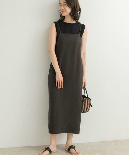 URBAN RESEARCH DOORS / アーバンリサーチ ドアーズ ワンピース | ストレートキャミワンピース | 詳細22