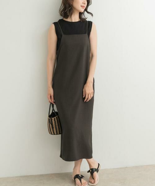 URBAN RESEARCH DOORS / アーバンリサーチ ドアーズ ワンピース | ストレートキャミワンピース | 詳細24