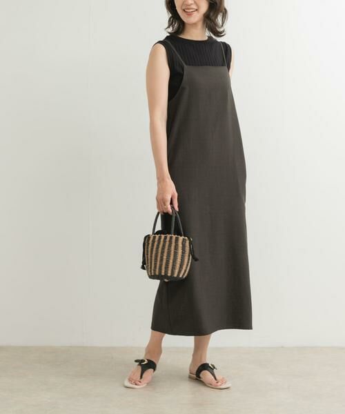 URBAN RESEARCH DOORS / アーバンリサーチ ドアーズ ワンピース | ストレートキャミワンピース | 詳細25