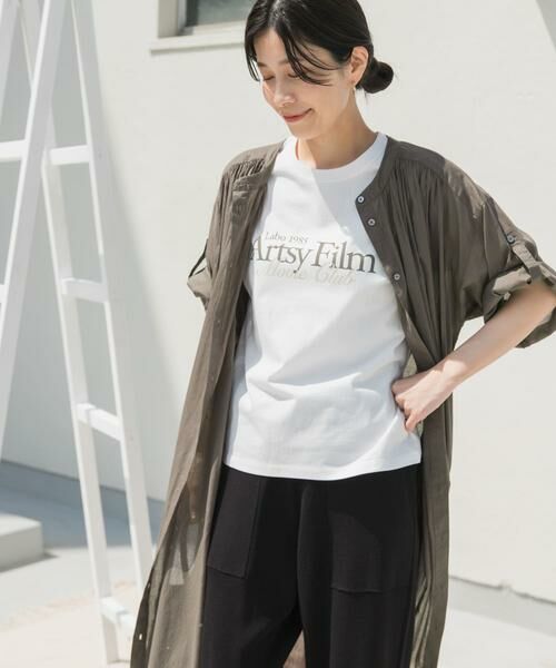 URBAN RESEARCH DOORS / アーバンリサーチ ドアーズ ワンピース | コットンボイルロールアップハーフスリーブワンピース | 詳細14