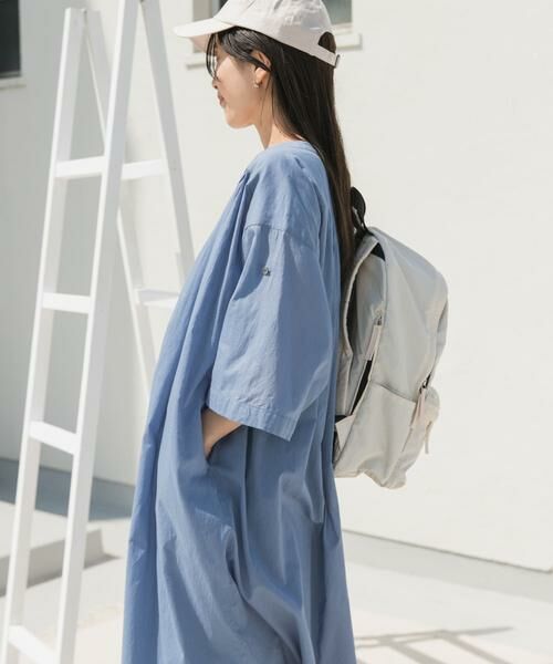 URBAN RESEARCH DOORS / アーバンリサーチ ドアーズ ワンピース | コットンボイルロールアップハーフスリーブワンピース | 詳細26
