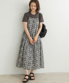 URBAN RESEARCH DOORS / アーバンリサーチ ドアーズ ワンピース | コットンフラワーキャミワンピース