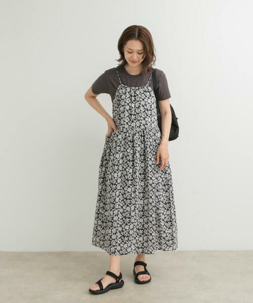 URBAN RESEARCH DOORS / アーバンリサーチ ドアーズ ワンピース | コットンフラワーキャミワンピース | 詳細11