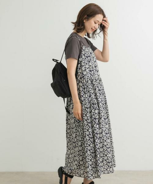 URBAN RESEARCH DOORS / アーバンリサーチ ドアーズ ワンピース | コットンフラワーキャミワンピース | 詳細2