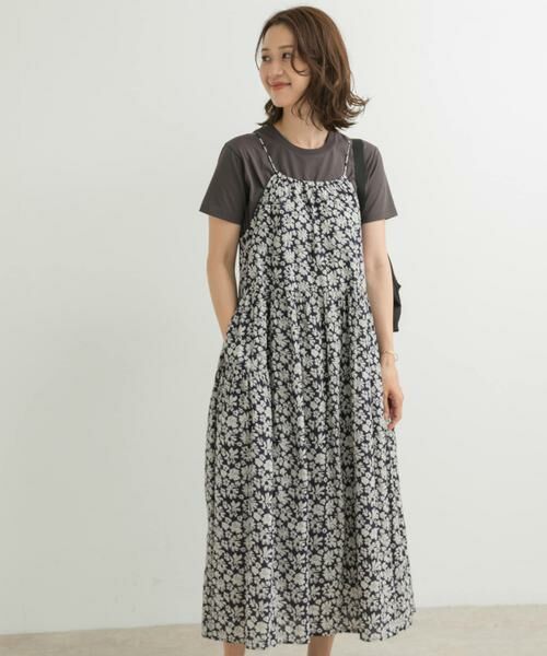 URBAN RESEARCH DOORS / アーバンリサーチ ドアーズ ワンピース | コットンフラワーキャミワンピース | 詳細4