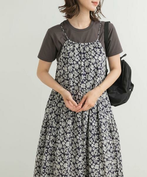 URBAN RESEARCH DOORS / アーバンリサーチ ドアーズ ワンピース | コットンフラワーキャミワンピース | 詳細6