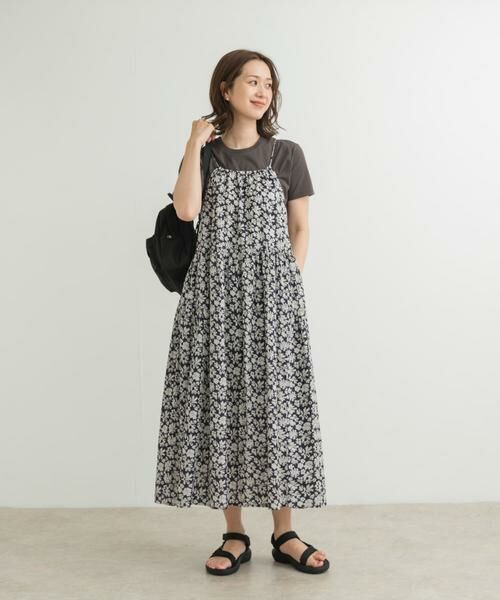 URBAN RESEARCH DOORS / アーバンリサーチ ドアーズ ワンピース | コットンフラワーキャミワンピース | 詳細9