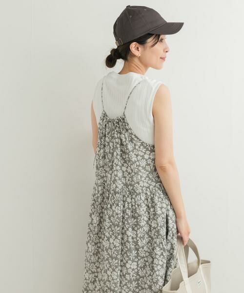 URBAN RESEARCH DOORS / アーバンリサーチ ドアーズ ワンピース | コットンフラワーキャミワンピース | 詳細19