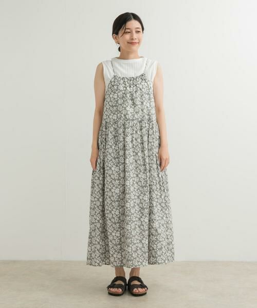 URBAN RESEARCH DOORS / アーバンリサーチ ドアーズ ワンピース | コットンフラワーキャミワンピース | 詳細29