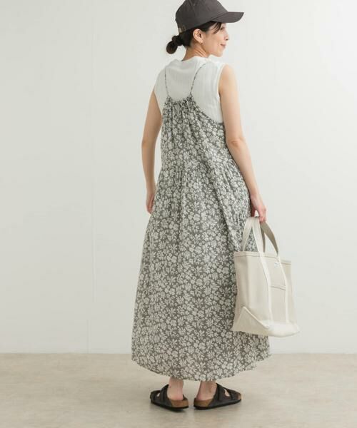 URBAN RESEARCH DOORS / アーバンリサーチ ドアーズ ワンピース | コットンフラワーキャミワンピース | 詳細22