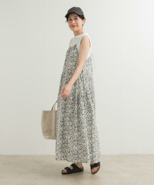 URBAN RESEARCH DOORS / アーバンリサーチ ドアーズ ワンピース | コットンフラワーキャミワンピース | 詳細23