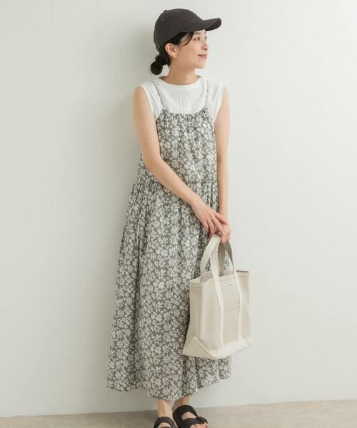 URBAN RESEARCH DOORS / アーバンリサーチ ドアーズ ワンピース | コットンフラワーキャミワンピース | 詳細26