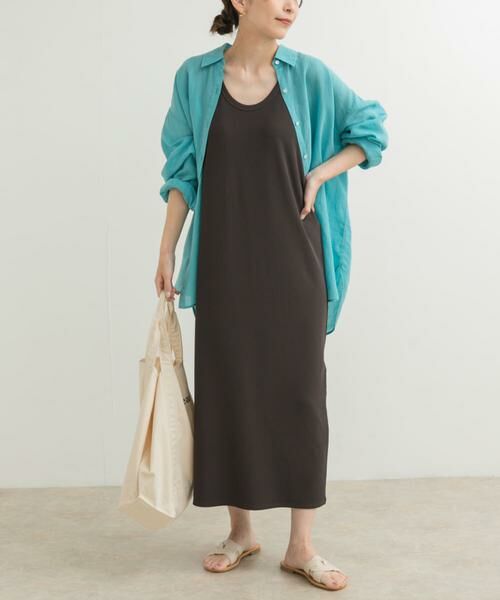 URBAN RESEARCH DOORS / アーバンリサーチ ドアーズ ワンピース | 『UVカット/吸水速乾/接触冷感』2WAYタンクトップワンピース | 詳細11