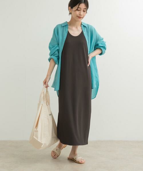 URBAN RESEARCH DOORS / アーバンリサーチ ドアーズ ワンピース | 『UVカット/吸水速乾/接触冷感』2WAYタンクトップワンピース | 詳細13