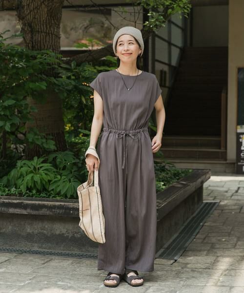 URBAN RESEARCH DOORS / アーバンリサーチ ドアーズ サロペット・オールインワン | 『UVカット/接触冷感/吸水速乾』ドロストオールインワン | 詳細15