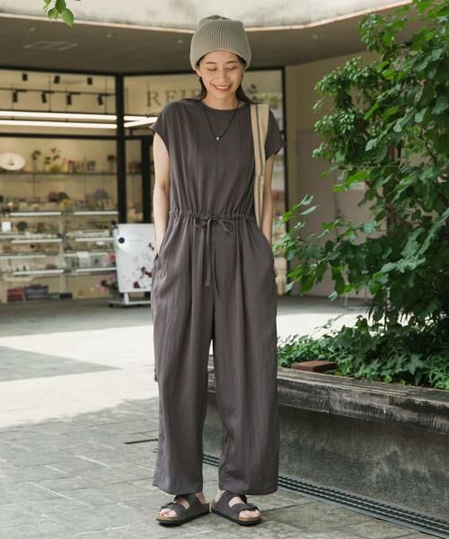 URBAN RESEARCH DOORS / アーバンリサーチ ドアーズ サロペット・オールインワン | 『UVカット/接触冷感/吸水速乾』ドロストオールインワン | 詳細17