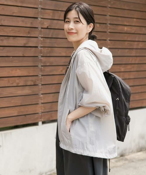 URBAN RESEARCH DOORS / アーバンリサーチ ドアーズ その他アウター | 『UR TECH』ポケッタブル撥水フレアパーカー | 詳細2