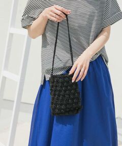 URBAN RESEARCH DOORS / アーバンリサーチ ドアーズ ショルダーバッグ | メタリックヤーンショルダーバッグ