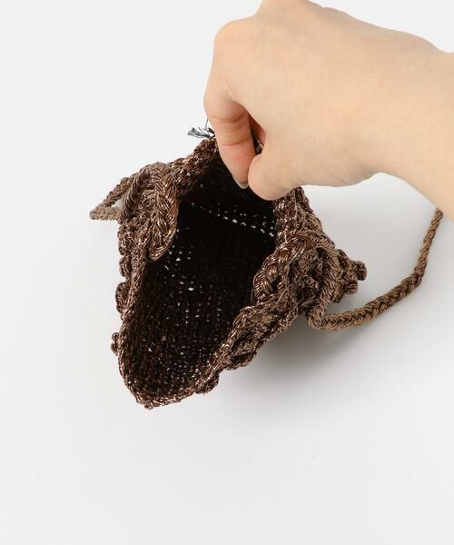 URBAN RESEARCH DOORS / アーバンリサーチ ドアーズ ショルダーバッグ | メタリックヤーンショルダーバッグ | 詳細9