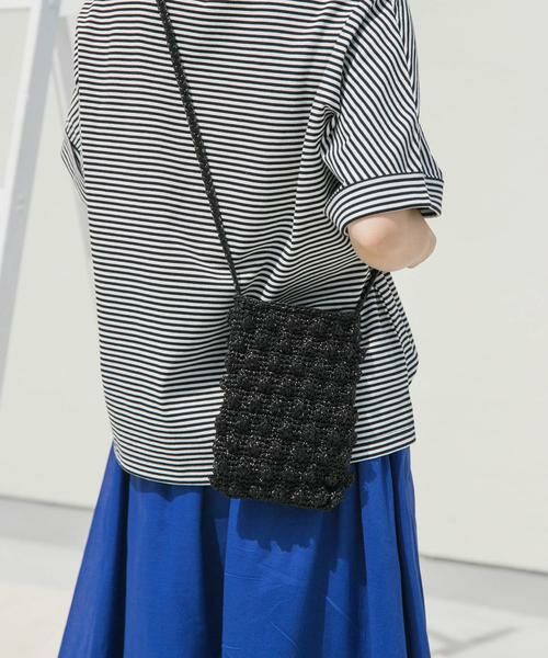 URBAN RESEARCH DOORS / アーバンリサーチ ドアーズ ショルダーバッグ | メタリックヤーンショルダーバッグ | 詳細11