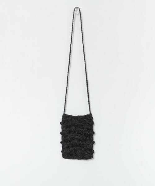 URBAN RESEARCH DOORS / アーバンリサーチ ドアーズ ショルダーバッグ | メタリックヤーンショルダーバッグ | 詳細12
