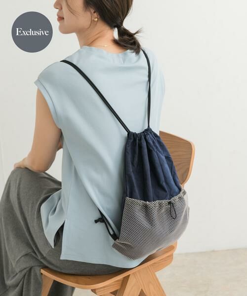 URBAN RESEARCH DOORS/アーバンリサーチ ドアーズ 『別注』rerer×DOORS airbagナップサック ネイビー one URBAN RESEARCH DOORS/アーバンリサーチ ドアーズ 『別注』rerer×DOORS airbagナップサック ネイビー one