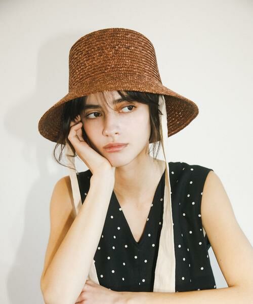 URBAN RESEARCH DOORS / アーバンリサーチ ドアーズ ハット | リボン麦わら帽子 | 詳細6