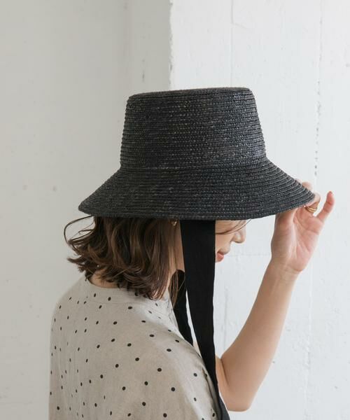 URBAN RESEARCH DOORS / アーバンリサーチ ドアーズ ハット | リボン麦わら帽子 | 詳細10