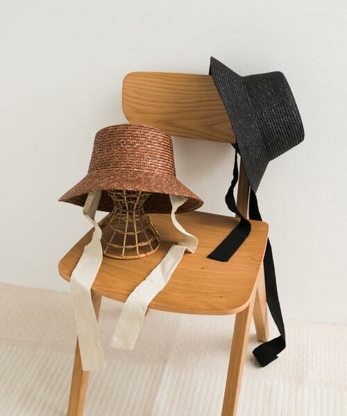 URBAN RESEARCH DOORS / アーバンリサーチ ドアーズ ハット | リボン麦わら帽子 | 詳細12
