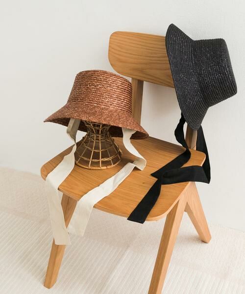 URBAN RESEARCH DOORS / アーバンリサーチ ドアーズ ハット | リボン麦わら帽子 | 詳細13